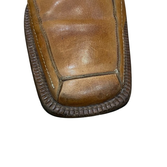 McKanty Leather Square Toe Oxford Loafer Dress Shoes Men’s Size 10 / EU 44 Brown - Picture 10 of 16